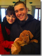 MATTEO CON VALENTINA E CHARLIE - GENNAIO 2013